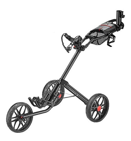 CaddyTek Caddylite 15.3 V2 - Deluxe Quad-Fold Golf Push Cart